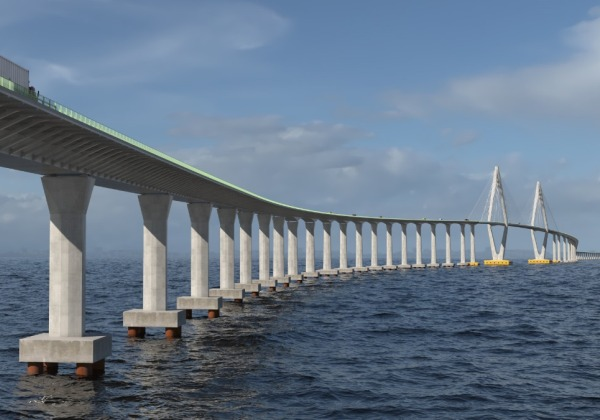 Construção da ponte Salvador-Itaparica deve gerar cerca de 7 mil empregos, estima Setre 4 1 35