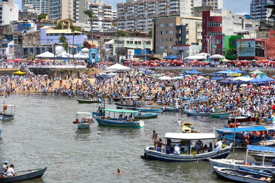 Salvador registra maior temperatura do ano no domingo de Iemanjá 1 3 1