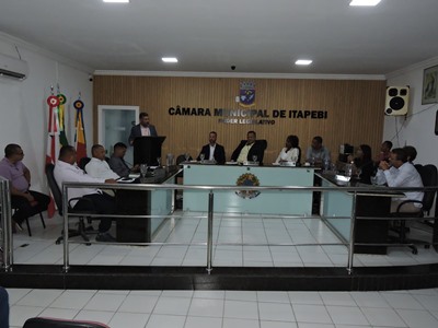 Em Primeira Sessão extraordinária Câmara aprovam 6 projetos que irão beneficiar a população Itapebiense. 4 DSCN0136