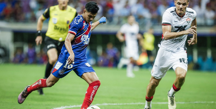 Bahia vence o Vitória na Fonte Nova e abre vantagem na decisão do Campeonato Baiano 9 3 4