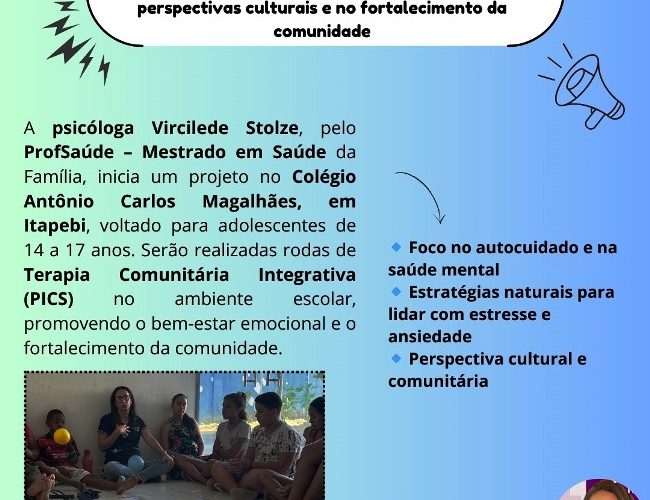 Vircilede Stolze Inicia Projeto de Terapia Comunitária Integrativa para Adolescentes em Itapebi 21 Imagem do WhatsApp de 2025 03 11 as 08.20.10 5dfc9fce