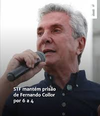 Por 6×4, STF referenda decisão de Moraes e mantém prisão de Collor 4 2 39