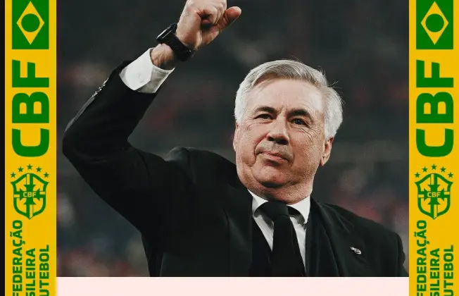 Carlo Ancelotti é o novo técnico da seleção brasileira 2 002 5