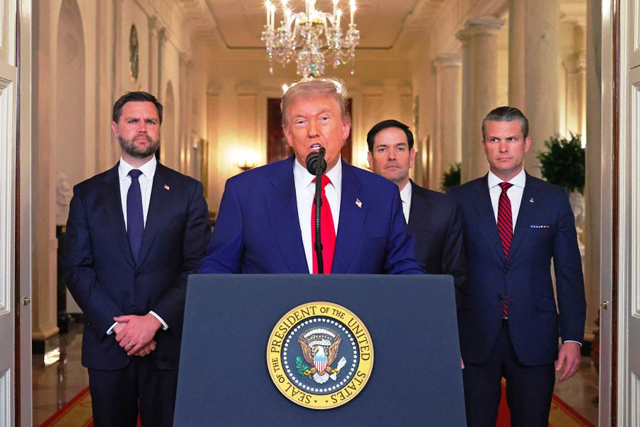 Haverá paz ou uma tragédia maior para o Irã, diz Trump 1 02 2