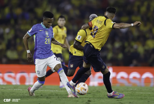 Brasil de Ancelotti empata sem brilho na estreia contra o Equador 4 1 8