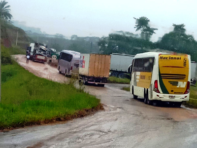 Comunidade de Santa Maria Eterna, no limite com desvios precários na Ponte do Jequitinhonha em Itapebi 6 2 4