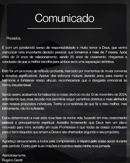 Pastor famoso anuncia divórcio de cantora gospel após 20 anos juntos 3 Imagem do WhatsApp de 2025 06 21 as 11.48.46 1f3b4c79