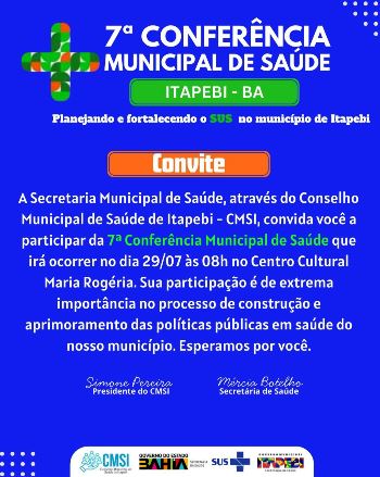 ITAPEBI: 7ª CONFERÊNCIA MUNICIPAL DE SAÚDE SERÁ REALIZADA EM 29 DE JULHO 4 Imagem do WhatsApp de 2025 07 23 as 09.46.47 dc5b675c