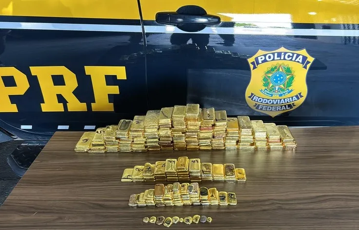 PRF apreende mais de 100 kg de ouro avaliados em R$ 60 milhões 9 1 16