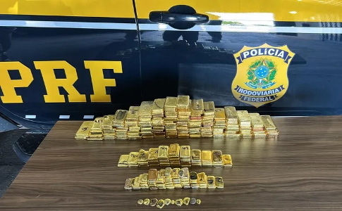 PRF apreende mais de 100 kg de ouro avaliados em R$ 60 milhões 4 1 17