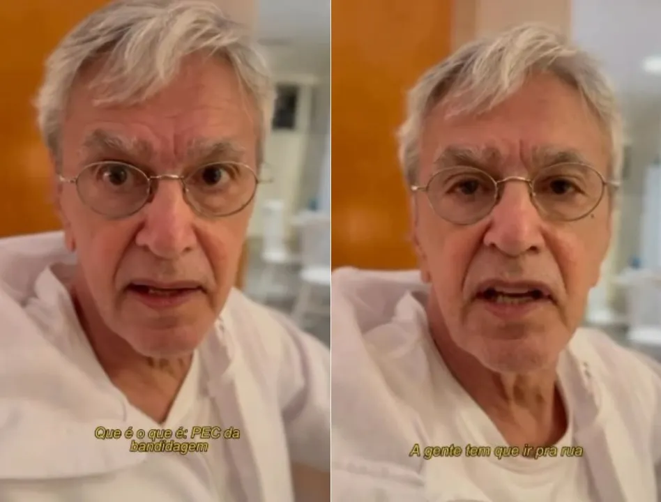 Caetano Veloso critica "PEC da Bandidagem" e convoca para protestos 1 01 5