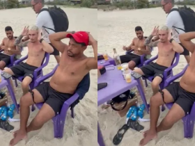 Chefe do Comando Vermelho é preso enquanto bebia uísque na praia em Niteroi; Veja Vídeo 3 1 100