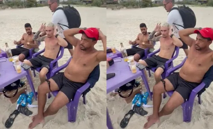 Chefe do Comando Vermelho é preso enquanto bebia uísque na praia em Niteroi; Veja Vídeo 12 1 100