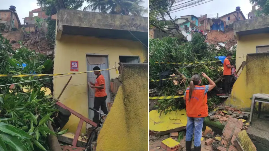 Deslizamento de terra deixa uma pessoa morta em Arraial d’Ajuda, no extremo sul da Bahia 1 1.1 4