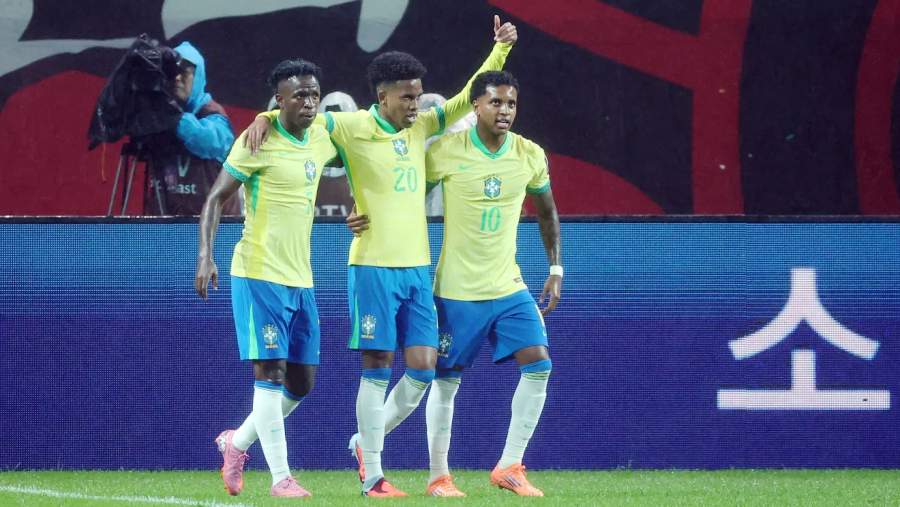 Brasil dá show e goleia a Coreia do Sul por 5 a 0 em amistoso internacional 1 2 17