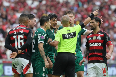 CBF divulga áudio do VAR em pênalti pedido pelo Palmeiras: "Não faz a flexão com impacto" 4 2 35