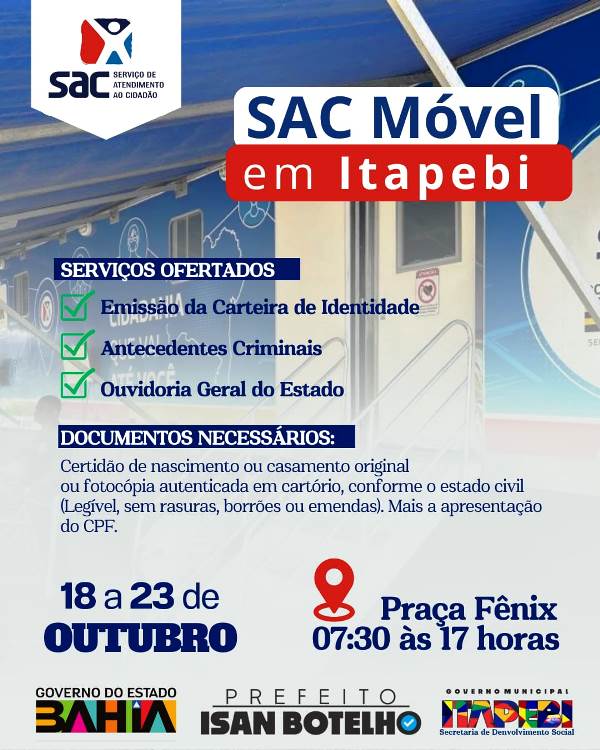 SAC Móvel leva atendimento e serviços essenciais aos moradores de Itapebi nesta semana 1 Imagem do WhatsApp de 2025 10 15 as 10.06.45 e9c3452a