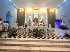 Sétima Noite da Novena à Imaculada Conceição na Cidade Baixa de Itapebi 3 Novena 7a noite Pe. Lucas 5