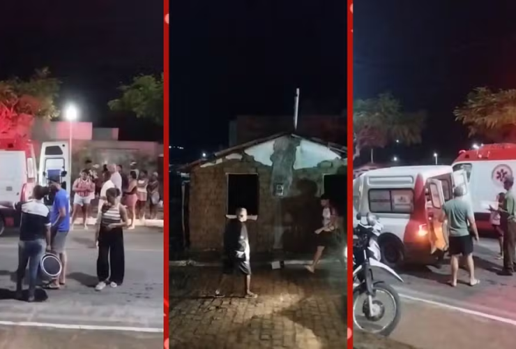 Explosão de botijão de gás provoca incêndio, deixa dois feridos e causa prejuízos no interior da Bahia 8 1 72