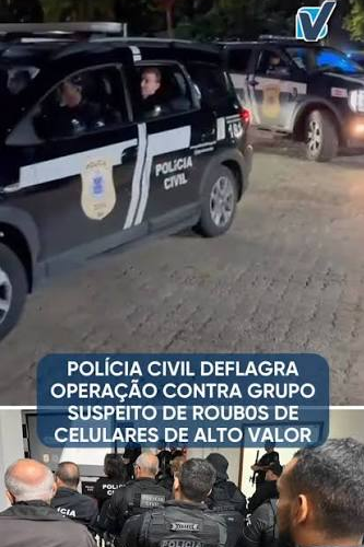 Operação Irmãos Metralha: Polícia Civil mira organização criminosa especializada em roubo de celulares 15 1 19