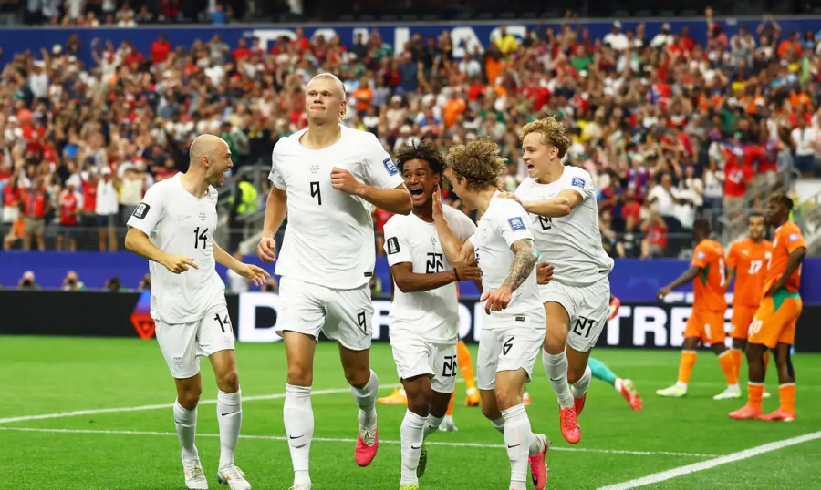 Haaland decide, Noruega vence Costa do Marfim e vai pegar o Brasil 1 1