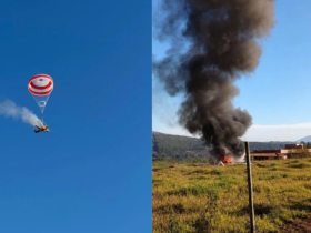 Avião sofre pane, piloto aciona paraquedas e faz pouso de emergência em MG 3 1 44