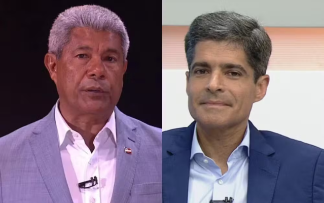 Quaest na BA, votos válidos: Jerônimo Rodrigues, 52%; ACM Neto, 48% 4 1 6