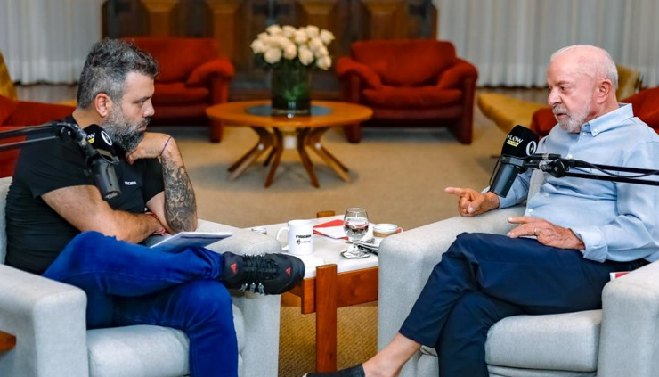 Lula bate recorde histórico de audiência no Flow Podcast após cancelamento do debate da Globo 9 1